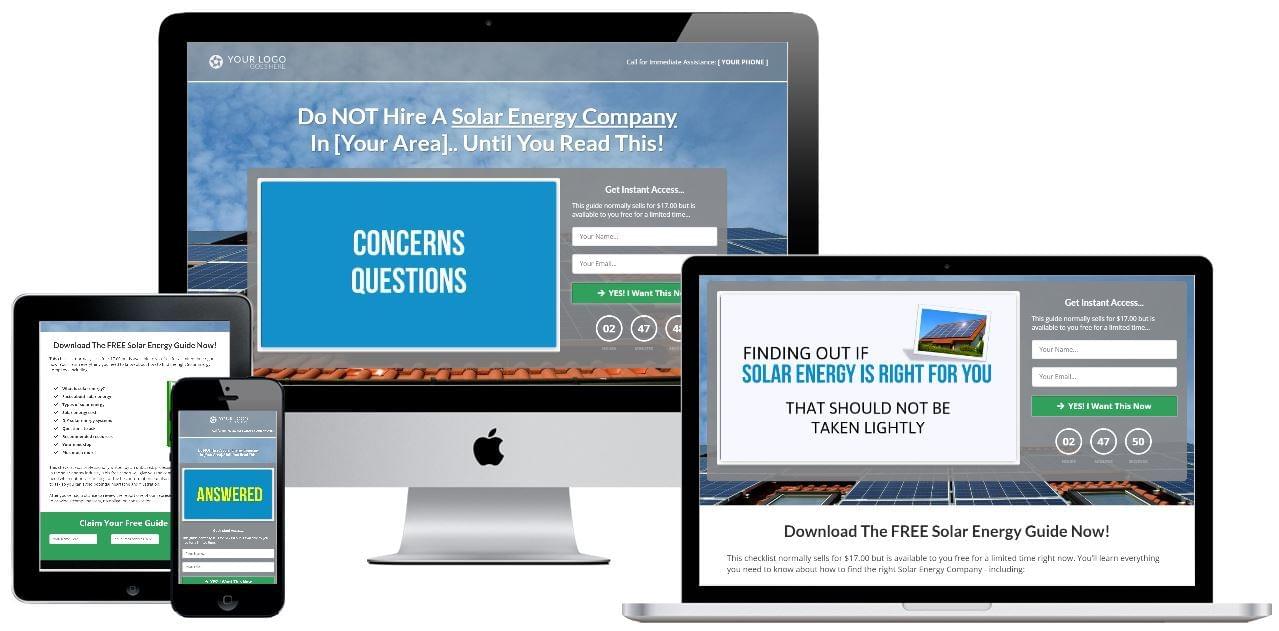 free solar energy company website