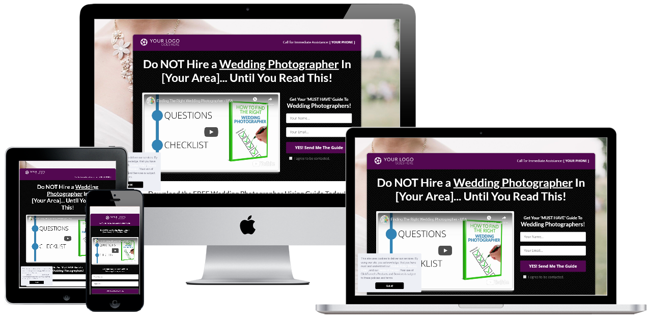 Free Wedding PhotographerWebsite